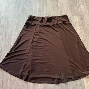 Goddess Chocolate Brown A-Line Skirt